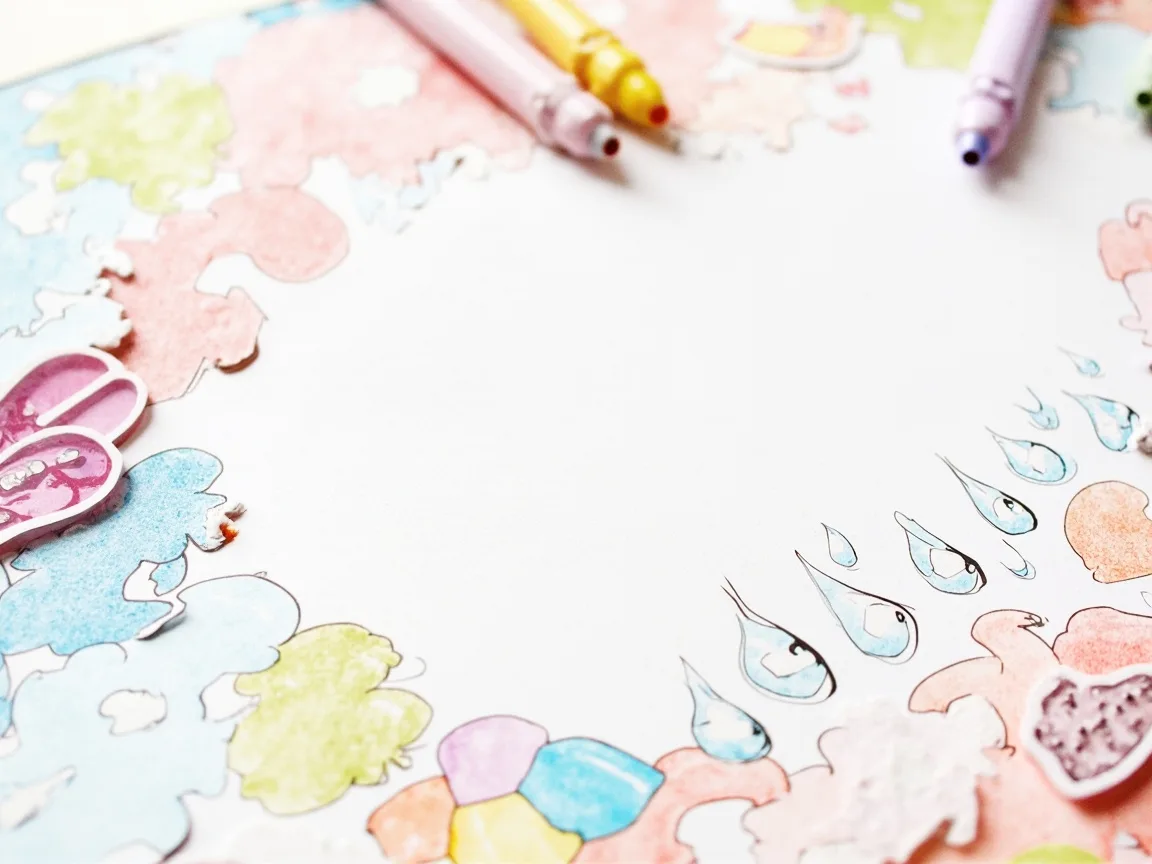 2. Darmowe kolorowanki przedstawiające wesołe obrazki z deszczem.