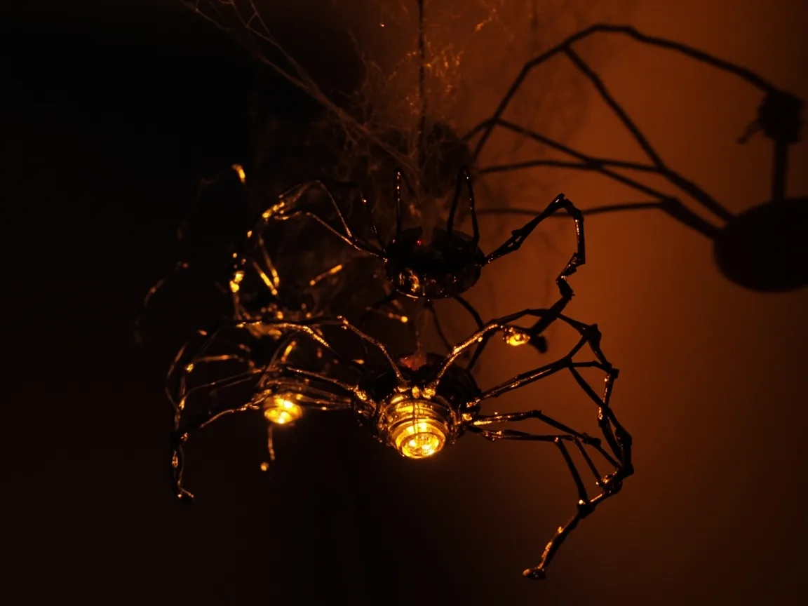 Creepy Crawly Bottle Cap Spiders – rękodzieło na Halloween