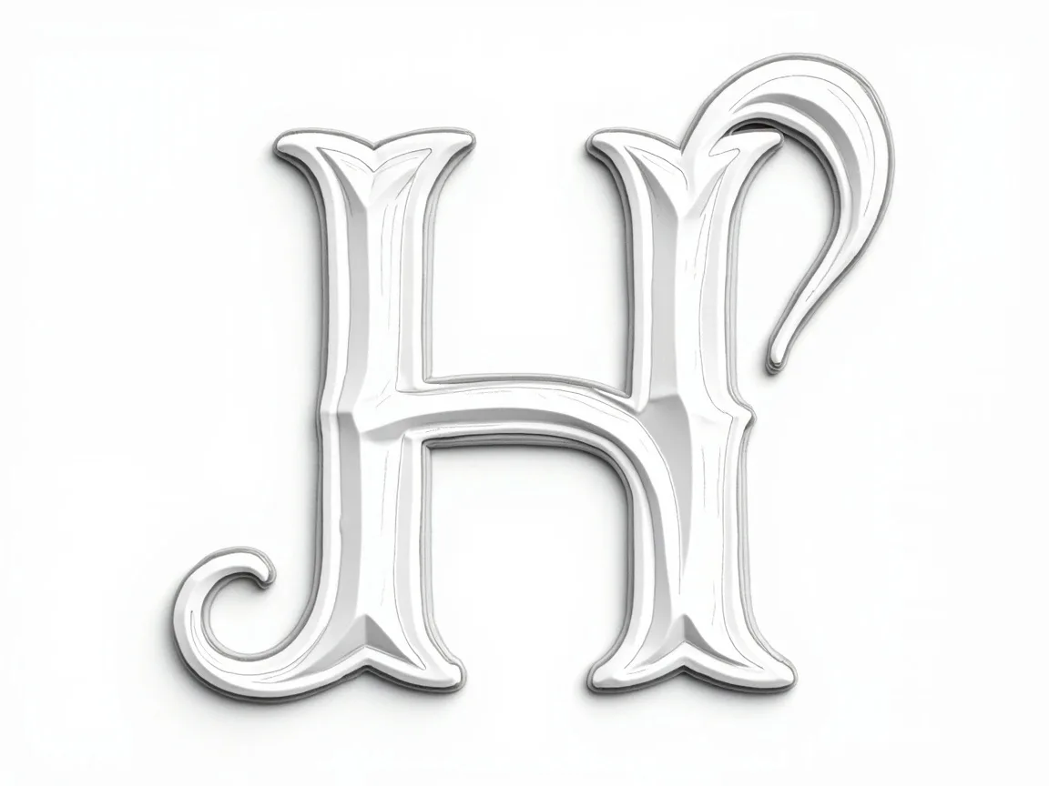 Kolorowanka z literą H: Darmowe kolorowanki z alfabetem