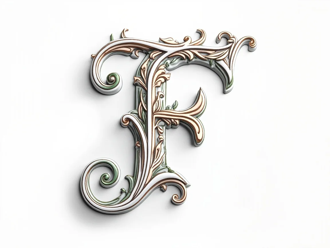 Kolorowanka z literą F: Darmowe kolorowanki z alfabetem