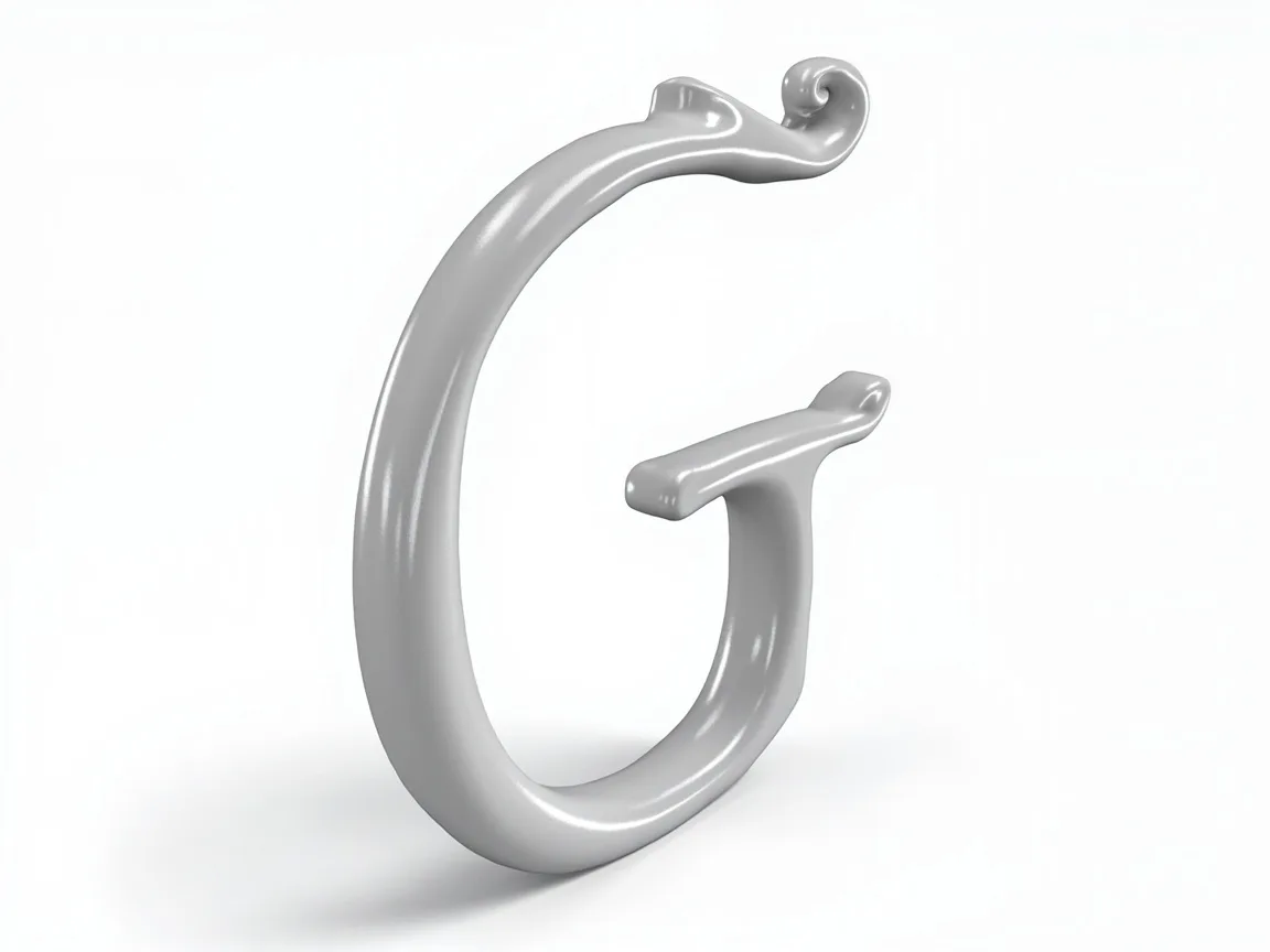 Kolorowanka z literą G: Darmowe kolorowanki z alfabetem