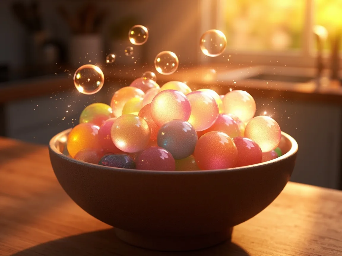 Domowe bąbelki z cukru