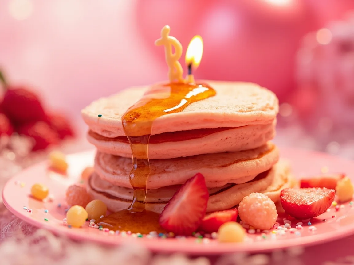 Zrób różowe naleśniki z okazji urodzin Barbie!