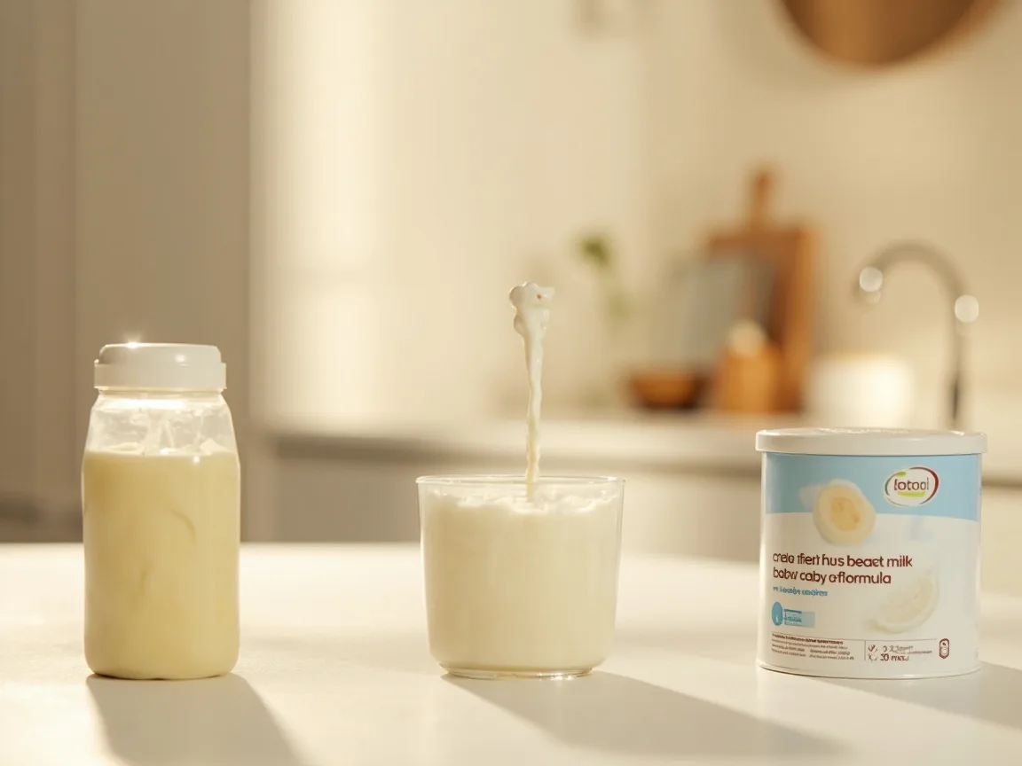 Plusy i minusy mieszania mleka matki z mieszanką