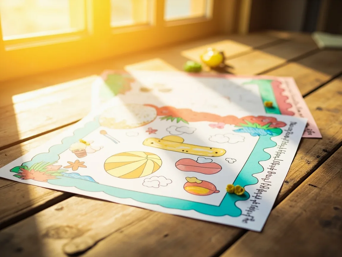 Arkusze aktywności na lato do wydrukowania