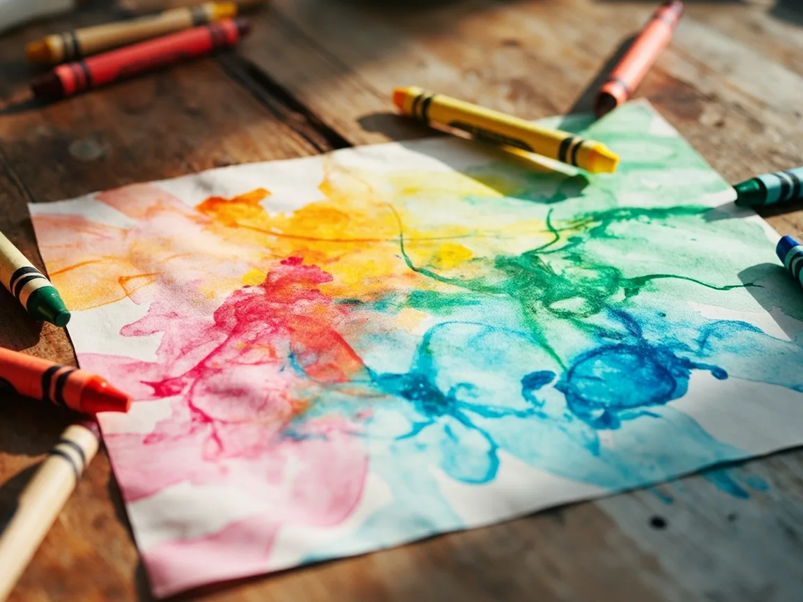 Let’s Make Fun Watercolor Resist Art Idea Using Crayons <–Pamiętasz, jak robiłeś to jako dziecko?