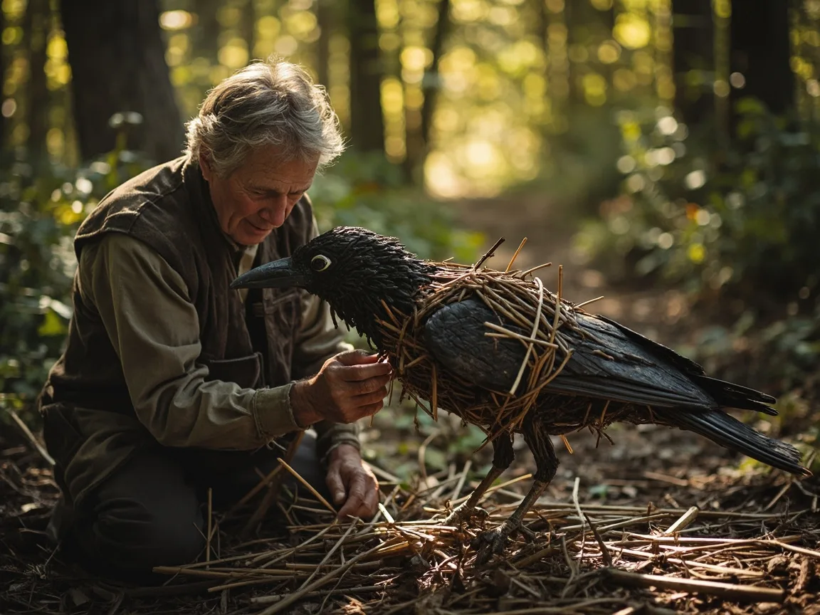 Jak zrobić wrony z patyczków