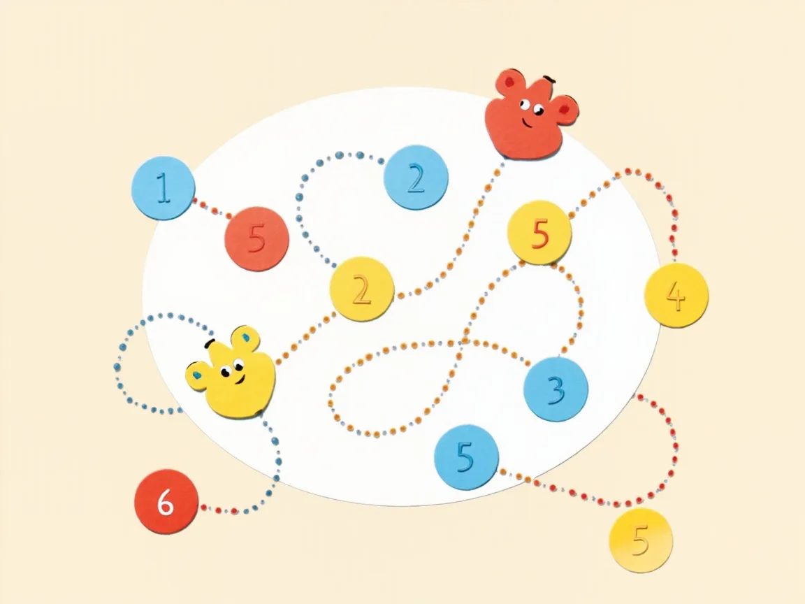 Połącz kropki do wydrukowania dla przedszkola