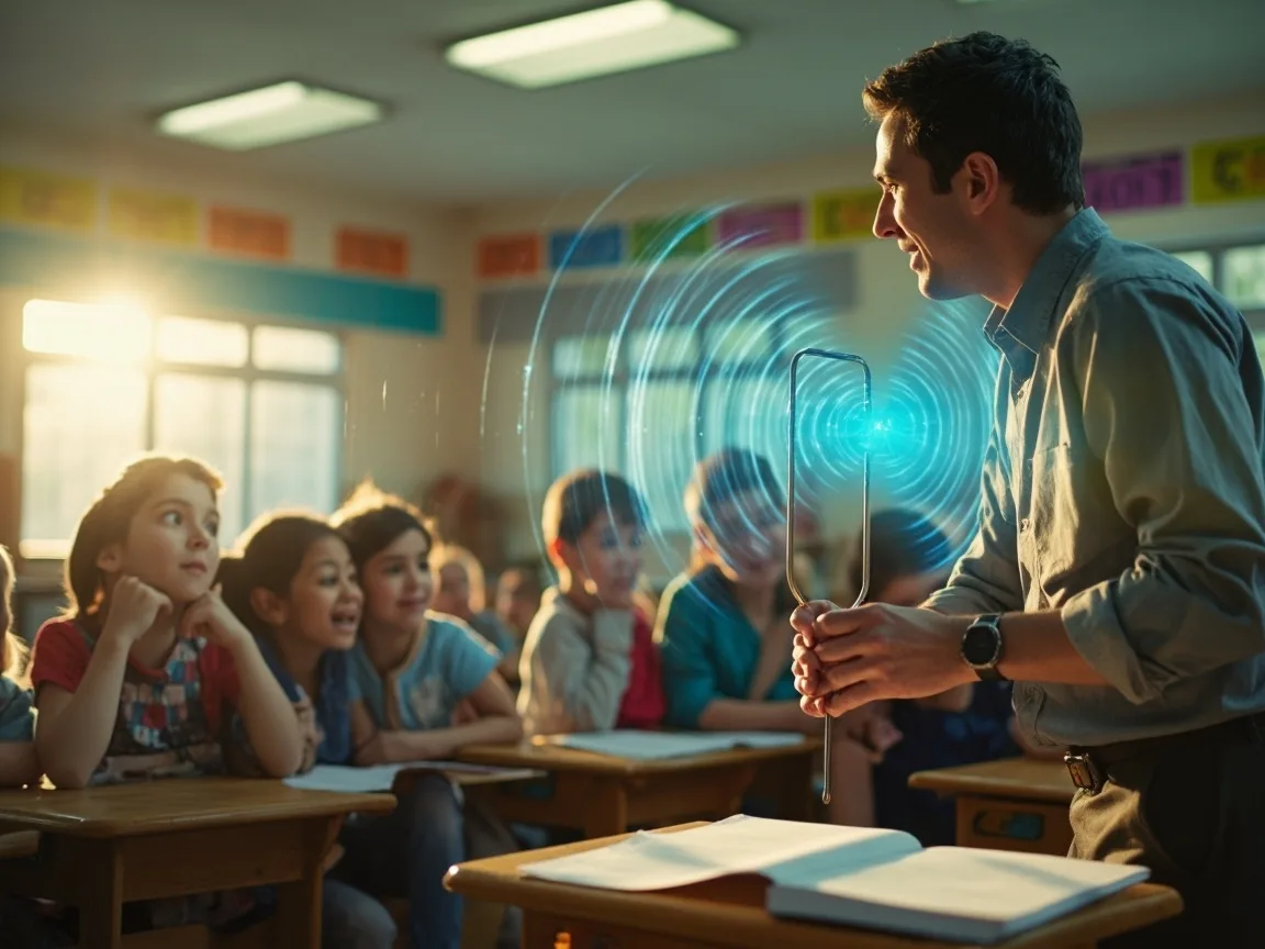 Uczenie dzieci, jak powstaje dźwięk